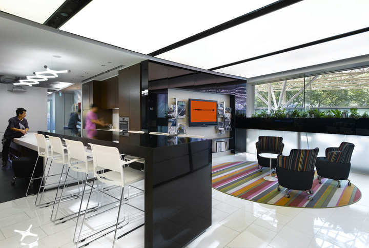 M Moser Associates interior design office in Singapure