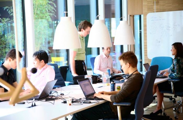 Hotdesking at Microsoft Amsterdam Headquarters