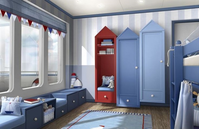 NEWCRUISE yacht children's bedroom project